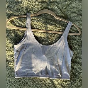 Topshop Lilac Petite Crop Tank Top